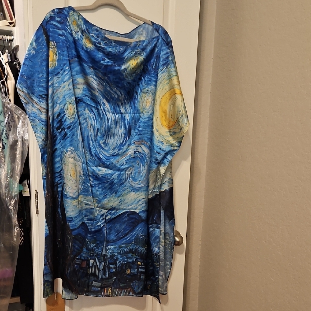 Blue Starry Night Tunic